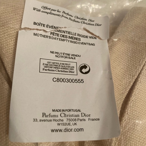 Dior Beaute Tote Canvas Bag Authentic - Picture 5 of 5